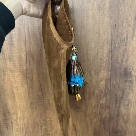 โจMIUMIU logo half-moon bag - Picture 3 of 11